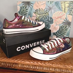 sequin converse